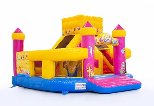 Order a multifunctional Funcity party bounce house for children. Buy bounce houses online at JB Inflatables America 