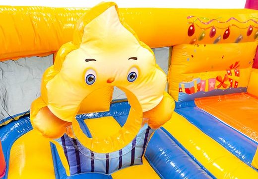 Order a multifunctional bouncer with a theme party with a slide for kids. Buy bouncers online at JB Inflatables America 