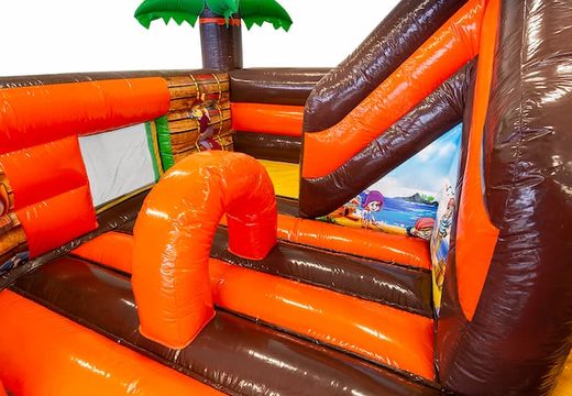 Order multifunctional Funcity pirate bouncer for children. Buy inflatable bouncers online at JB Inflatables America 