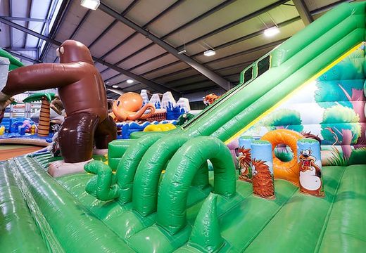 Buy a large inflatable 40 meters long and 20 meters wide Giga bouncer for children. Order bouncers online at JB Inflatables America