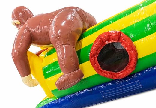 Buy play and fun gorilla crawl tunnel bounce house for children. Order bounce houses online at JB Inflatables America 