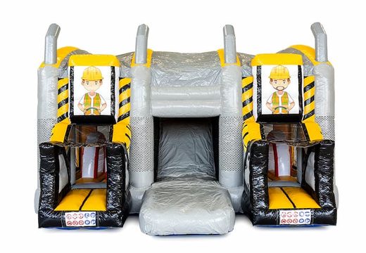 Order a heavy duty themed bounce house in a unique design, a slide and 3D objects for kids. Buy bounce houses online at JB Inflatables America 