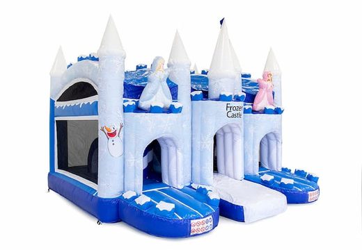 Order Multiplay XXL Ice bounce house in a unique design and a slide for children. Buy inflatable bounce houses online at JB Inflatables America 