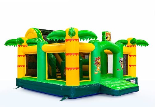Compra Castillo hinchable Boss Slidebox Jungle Theme con tobogán para niños. Ordene castillo castillo hinchables en línea en JB Hinchables España