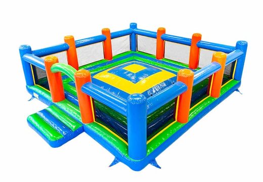 Buy large inflatable open standard play mountain bouncy castle with walls for children. Order bouncy castles online at JB Inflatables America