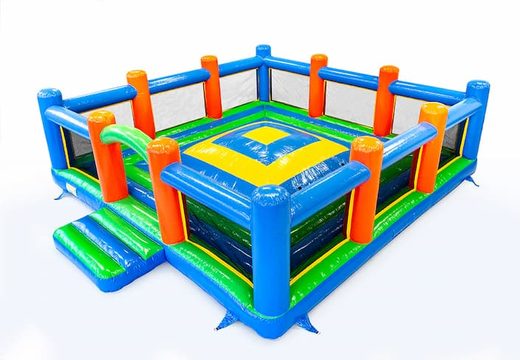 Order open standard play mountain bounce house for kids. Buy bounce houses online at JB Inflatables America
