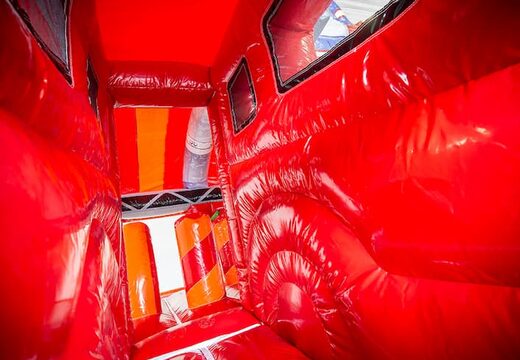 Buy Multiplay XXL Fire Brigade bounce house in a unique design for kids. Order bounce houses online at JB Inflatables America 
