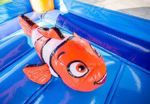 Buy Maxifun super bouncer in bright colors and fun 3D figures in a nemo theme at JB Inflatables America. Order bouncers now online at JB Inflatables America