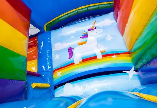 Buy a multifunctional unicorn bouncer at JB Inflatables America. Order bouncers online at JB Inflatables America