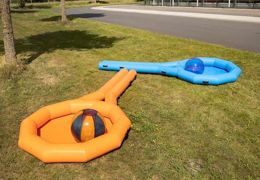 Order inflatable blue and orange wobble rack for both old and young. Buy inflatable items online at JB Inflatables America