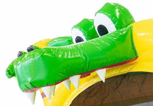 Order inflatable multiplay bouncer in crocodile theme with or without bath for children at JB Inflatables America. Buy inflatable bouncers online at JB Inflatables America