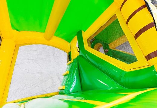 Order covered inflatable multiplay bounce house in crocodile theme for kids at JB Inflatables America. Buy bounce houses online at JB Inflatables America