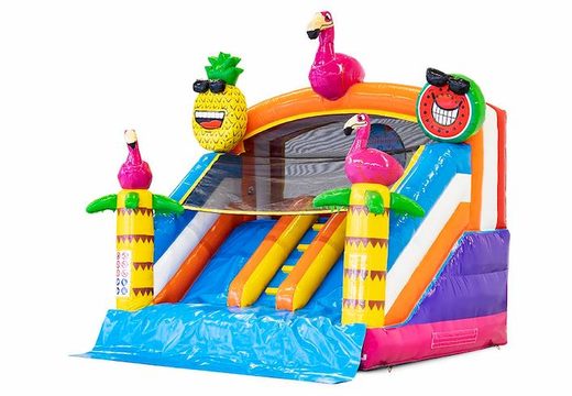 Order a multifunctional flamingo bounce house from JB Inflatables America. Buy bounce houses online at JB Inflatables America
