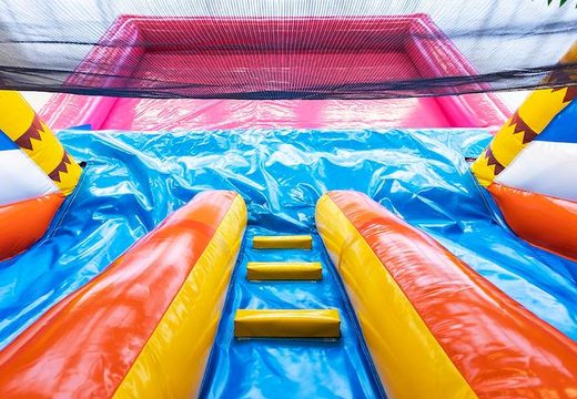 Buy a multifunctional flamingo bounce house at JB Inflatables America. Order bounce houses online at JB Inflatables America
