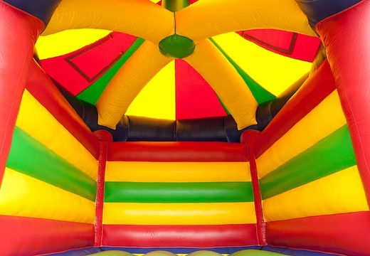 Order standard carousel bouncy castle in circus theme for children. Inflatables for sale online at JB Inflatables America