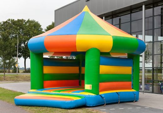 Carousel bounce houses for sale in standard theme for children. Buy indoor inflatables bounce houses online at JB Inflatables America