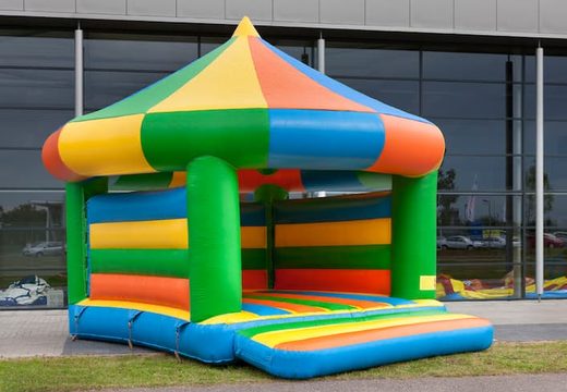 Order a carousel bouncy castle in a standard theme for children. Inflatables online for sale at JB Inflatables America