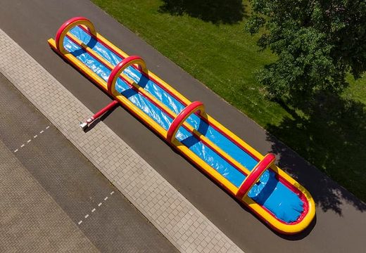Order an inflatable 20 meter long double tube slide. Buy inflatable belly slides now online at JB Inflatables America