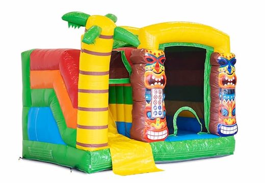 Order Hawaii themed inflatable multiplay bounce house at JB Inflatables America. Buy bounce houses online at JB Inflatables America