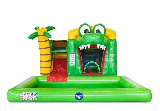 Order mini splash bounce crocodile bounce house at JB Inflatables America. Buy inflatable bounce houses online at JB Inflatables America