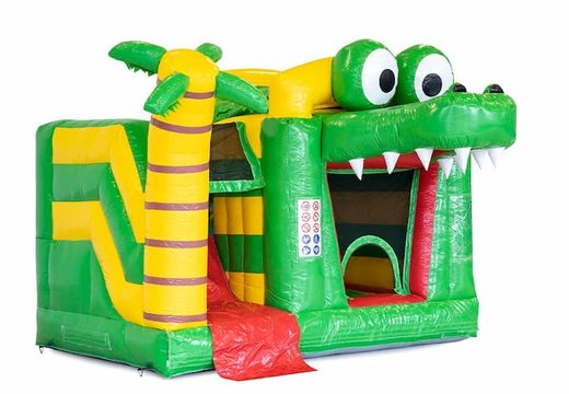 Buy inflatable multiplay bouncer in crocodile theme including with or without bath for children at JB Inflatables America. Order bouncers online at JB Inflatables America