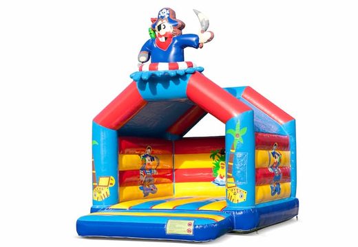 Order standard pirate bouncy castles with a 3D object on top for kids. Buy bouncy castles online at JB Inflatables America