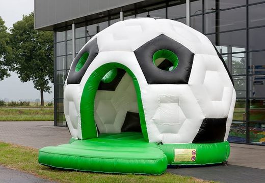 Buy standard round football bouncy castles at JB Inflatables America. Order bouncy castles online at JB Inflatables America