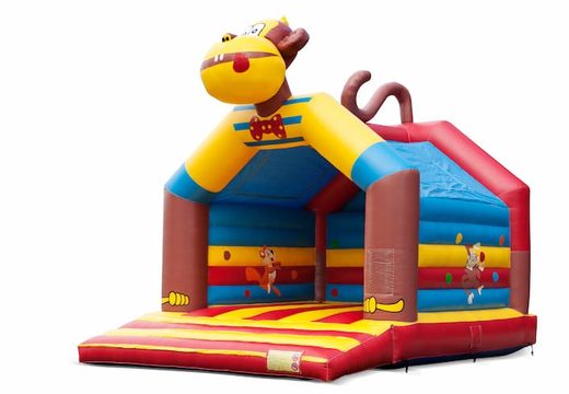 Buy a large indoor bounce house in monkey theme for kids. Order bounce houses online at JB Inflatables America
