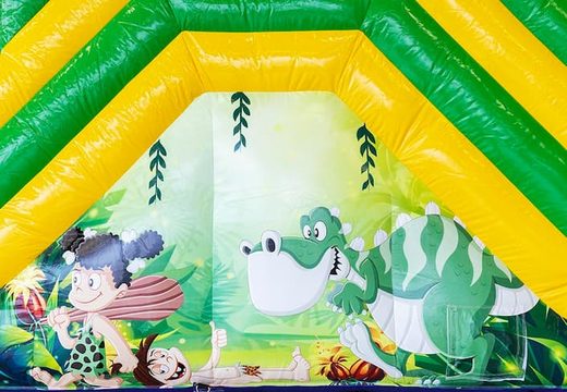 Buy inflatable multiplay bounce house in dino theme with or without a bath for children at JB Inflatables America. Order bounce houses online at JB Inflatables America