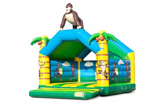 Buy a large indoor bounce house in a jungle theme for kids. Order bounce house online at JB Inflatables America