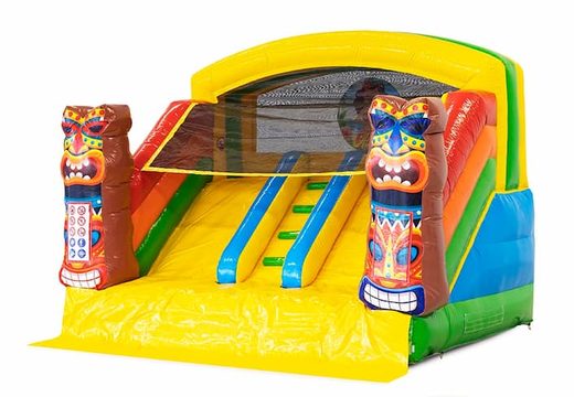 Order Hawaii themed inflatable bounce house with or without a bath for kids. Buy bounce houses online at JB Inflatables America
