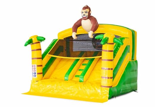 Buy splashy slide jungle bouncer for children at JB Inflatables America. Order inflatable bouncers online at JB Inflatables America