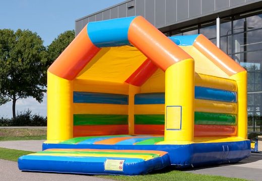 Buy a standard super bouncy castle covered for children. Order bouncy castles online at JB Inflatables America
