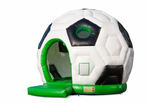 Buy a large indoor bounce house in soccer theme for kids. Order bounce houses online at JB Inflatables America