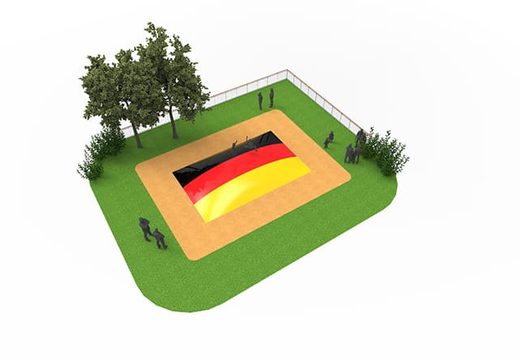 Inflatable Airmountain in the theme German flag for children. Buy inflatable airmountains now online at JB Inflatables America
