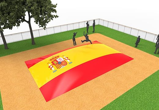 Buy inflatable airmountain in Spanish flag for children. Order inflatable airmountains now online at JB Inflatables America