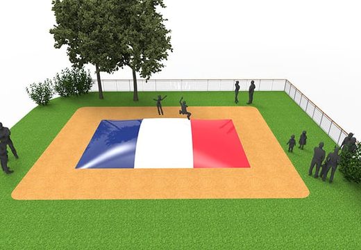 Buy the inflatable French flag airmountain for kids. Order inflatable airmountains now online at JB Inflatables America