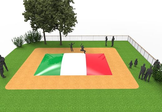 Order an inflatable airmountain in the Italian flag theme for children. Buy inflatable airmountains now online at JB Inflatables America