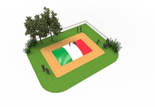 Buy Italian flag themed inflatable airmountain for kids. Order inflatable airmountains now online at JB Inflatables America