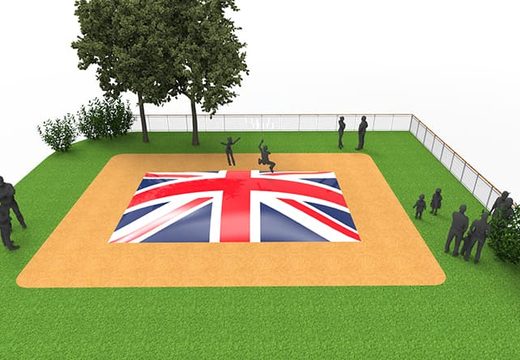 Order inflatable airmountain in the UK flag theme for kids. Buy inflatable airmountains now online at JB Inflatables America