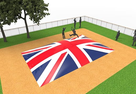 Buy inflatable airmountain in UK flag theme. Order inflatable airmountains now online at JB Inflatables America