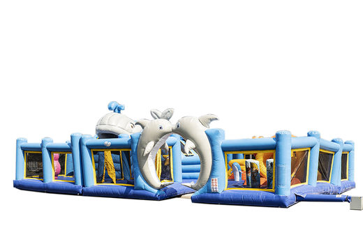 Buy large inflatable bouncy castle in seaworld theme for children. Order bouncy castles online at JB Inflatables America