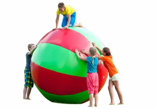 Order multi-use 1.5 and 2 meter green-red super balls for both old and young. Buy inflatable items online at JB Inflatables America