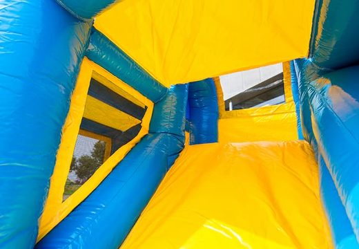 Buy a bounce house in theme ocean with a slide for children. Order inflatable bounce houses online at JB Inflatables America