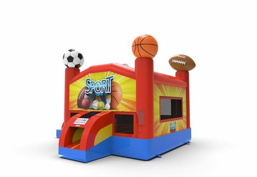 Order an inflatable leftside climb & slide combo 13ft bounce house in theme sports for both young and old. Buy inflatable wholesale bounce houses online at JB Inflatables America