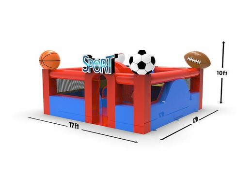 springkussen playpark sports thema voor kinderen bestellen
