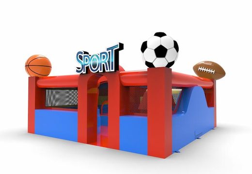 springkasteel playpark sports thema voor kinderen te koop 