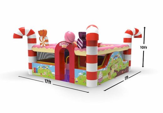 springkussen playpark candy thema voor kinderen bestellen