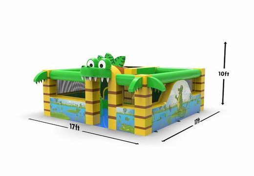 springkussen playpark krokodillen thema voor kinderen bestellen