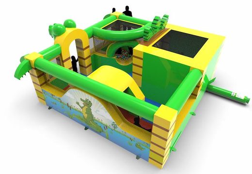 luchtkussen playpark krokodillen thema voor kinderen bestellen